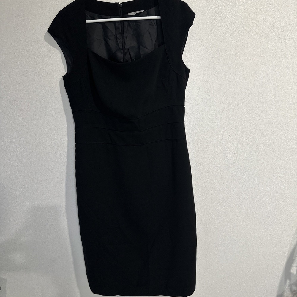 Vintage Black St. Michael Marks & Spencer Dress Size L